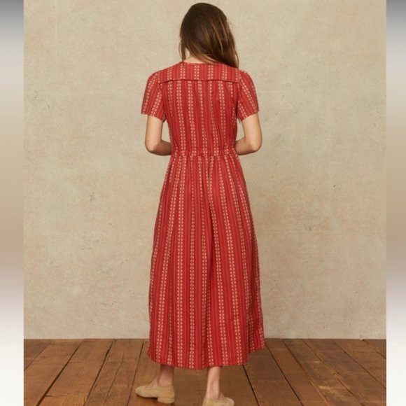 Christy Dawn “Dawn Dress” in Hibiscus Zinnia Stripe - Picture 7 of 10